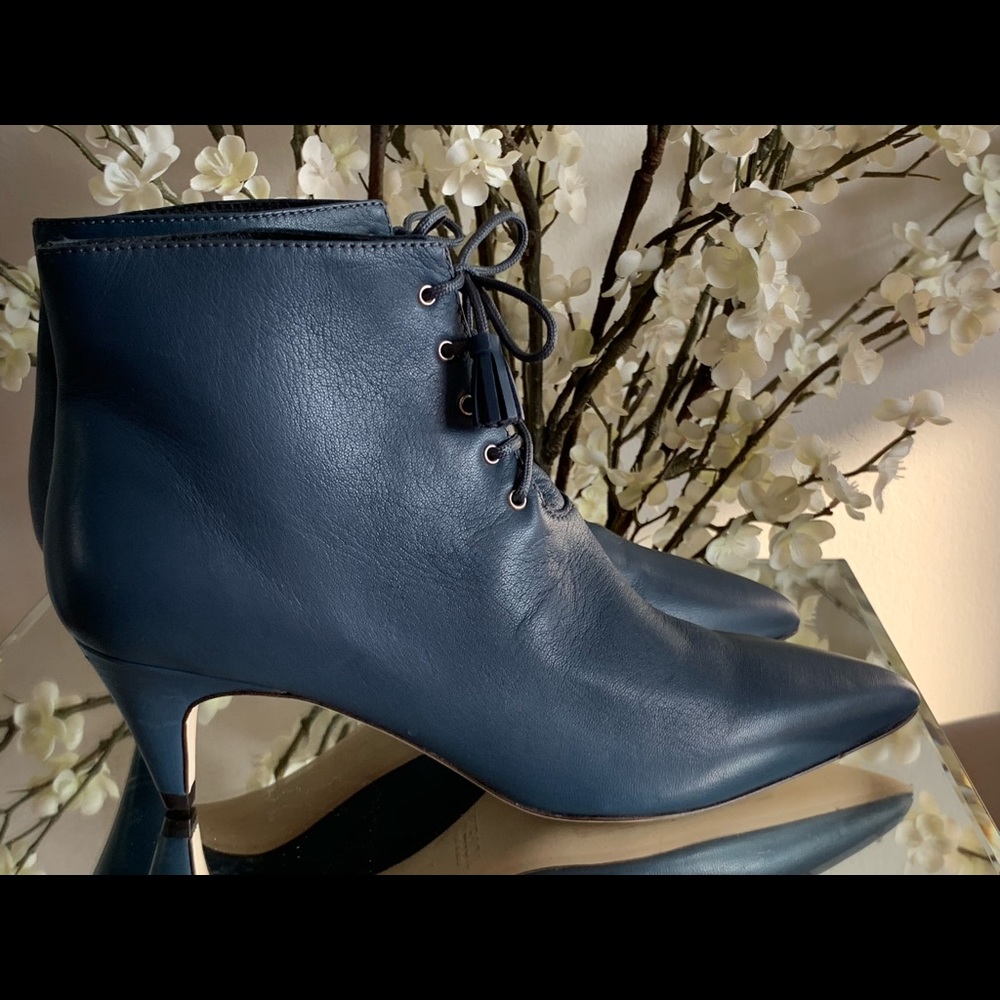 🔥🔥Brand New J.Crew Leather Lace Up Booties😍😍